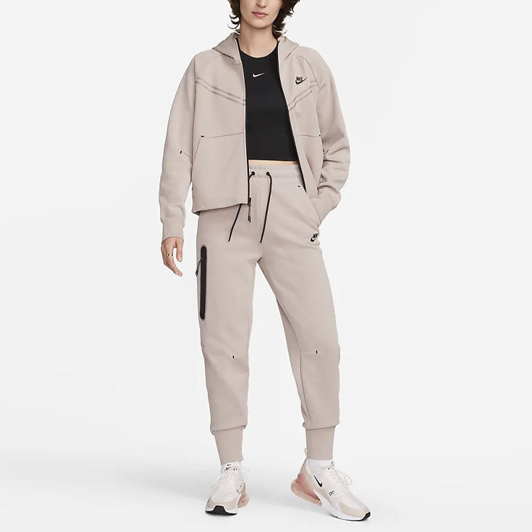 (WMNS) Nike Sportswear Tech Fleece Pants 'Diffused Taupe' CW4292-272