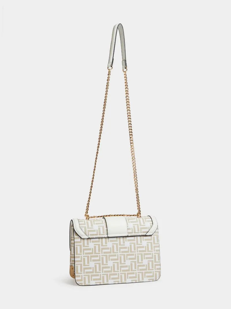 Luella Monogram Studded Satchel Bag