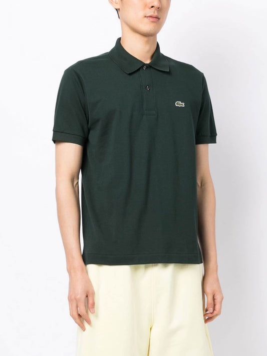 Lacoste chest logo-patch polo shi