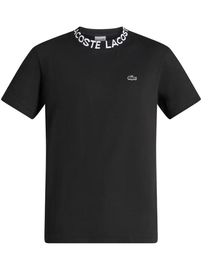 Lacoste logo-collar cotton piqué T-shirt