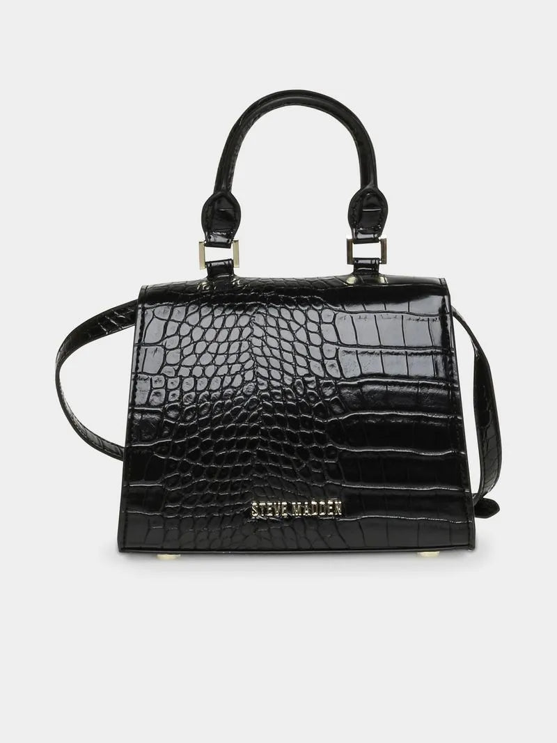 Steve Madden Black Bjanae Top Handle Handbag