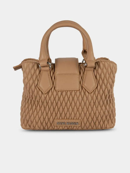 Steve Madden Beige Btomlin Top Handle Handbag