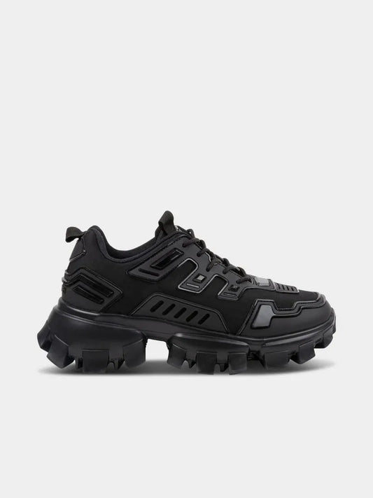 Steve Madden Black Prize Athletic Sneakers