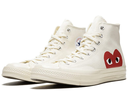CONVERSE CHUCK TAYLOR ALL-STAR HI X COMME DES GARÇONS ‘PLAY’ MILK