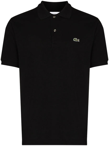 Lacoste logo-patch short-sleeve polo shirt