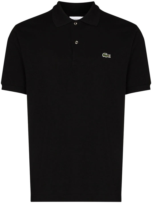 Lacoste logo-patch short-sleeve polo shirt