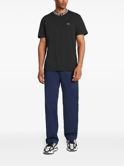 Lacoste logo-collar cotton piqué T-shirt