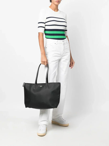 Lacoste Concept appliqué-logo tote bag