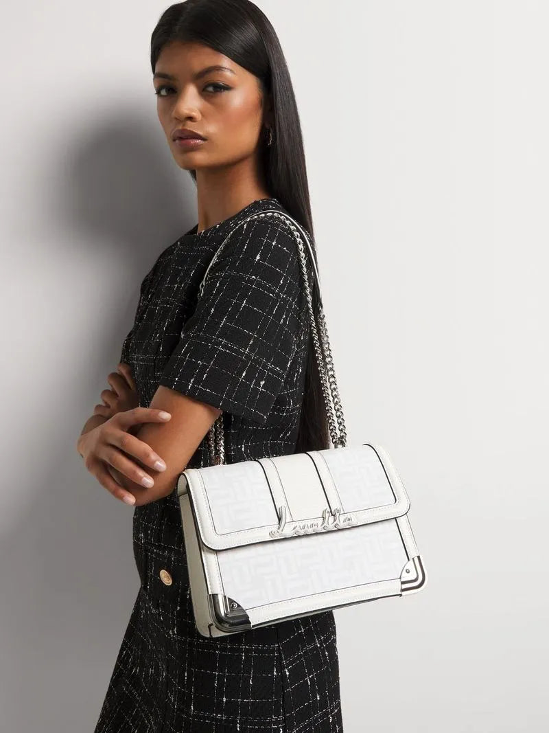 Luella Monogram Satchel Bag