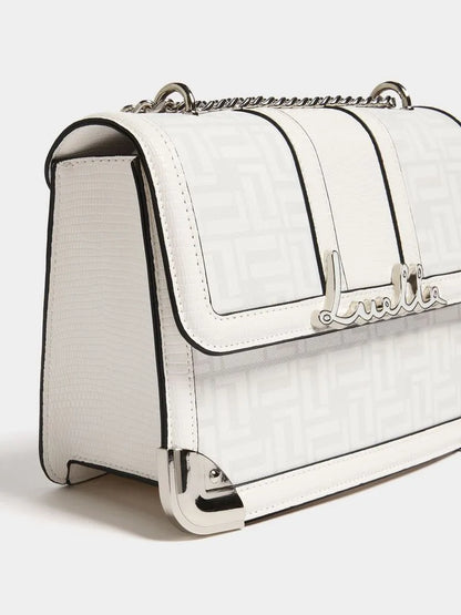 Luella Monogram Satchel Bag