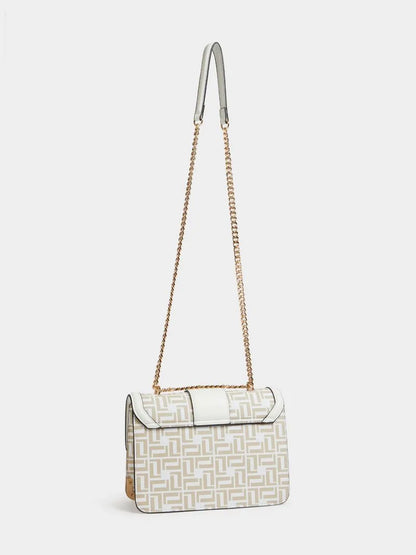 Luella Monogram Studded Satchel Bag