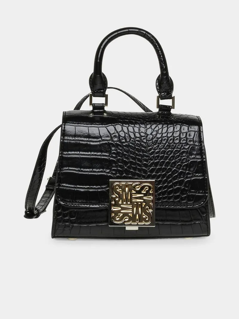 Steve Madden Black Bjanae Top Handle Handbag